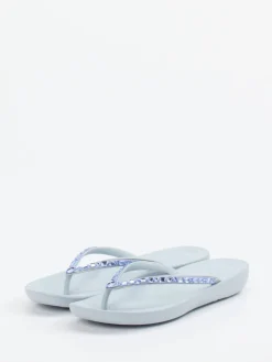 Damen FitFlop – Zehentrenner aus Synthetik mit Strass