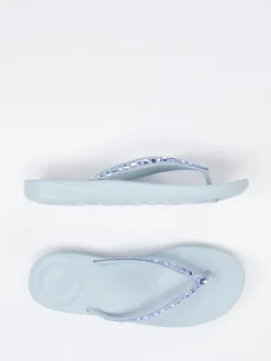 Damen FitFlop – Zehentrenner aus Synthetik mit Strass