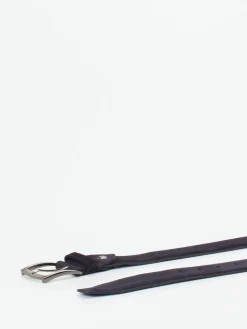 Herren Floris van Bommel – Gürtel aus Veloursleder Dunkel