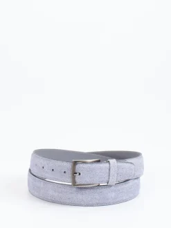 – Jeansgürtel aus Veloursleder hell*Floris van Bommel Clearance