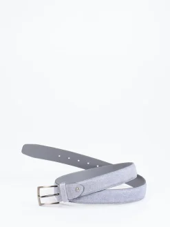 – Jeansgürtel aus Veloursleder hell*Floris van Bommel Clearance