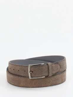 Herren Floris van Bommel – Ledergürtel aus Veloursleder