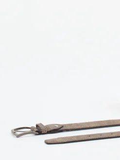 Herren Floris van Bommel – Ledergürtel aus Veloursleder