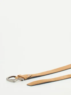 Herren Floris van Bommel – Ledergürtel aus Veloursleder cognac