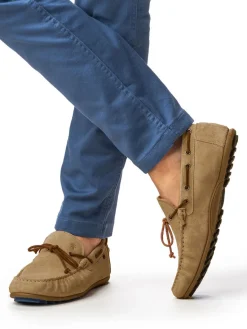 – Mokassin aus Veloursleder Cognac*Floris van Bommel Online