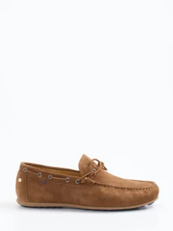 – Mokassin aus Veloursleder Cognac*Floris van Bommel Online