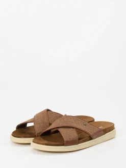 – Pantolette aus geprägtem Leder*Floris van Bommel Online