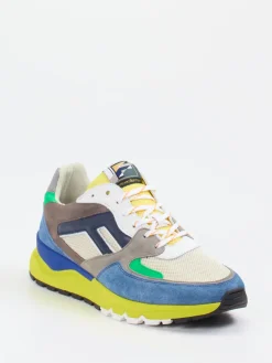 Herren Floris van Bommel – Sneaker aus Velour/Textil color