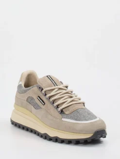 – Sneaker aus Velour/Textil braun*Floris van Bommel Outlet