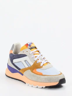 Herren Floris van Bommel – Sneaker aus Veloursleder und Mesh