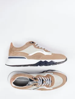 Herren Floris van Bommel – Sneaker aus Veloursleder sand