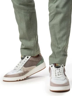 Herren Floris van Bommel – Sneaker aus Veloursleder Offwhite