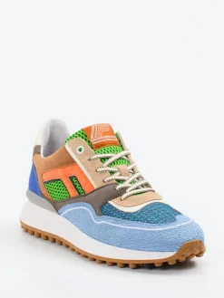 – Sneaker aus Veloursleder mit Farbkontrast*Floris van Bommel Outlet