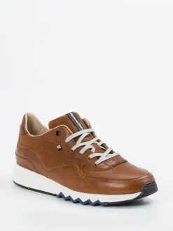 – Sneaker aus Kalbleder cognac*Floris van Bommel Best