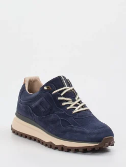 Herren Floris van Bommel – Sneaker aus Veloursleder Nacht