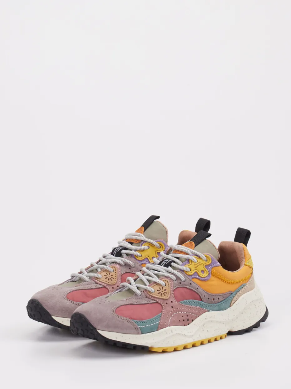 – Chunky Sneaker aus Veloursleder und Mesh*Flower Mountain Outlet