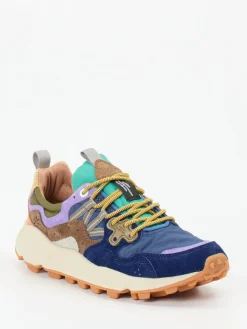 Damen Flower Mountain – Outdoor-Sneaker aus Velours und Textil