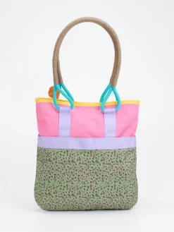 Damen Flower Mountain – Shopper Bag aus Nylon mit Animalprint