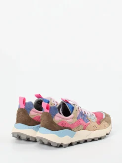 – Sneaker aus Veloursleder color*Flower Mountain Hot