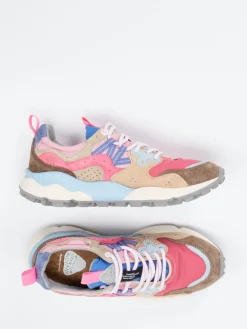 – Sneaker aus Veloursleder color*Flower Mountain Hot