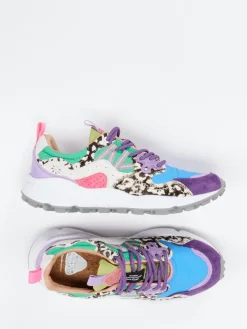 – Sneaker aus Veloursleder color*Flower Mountain New