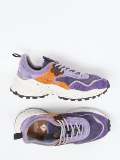 – Sneaker aus Textil und Veloursleder Violett*Flower Mountain New