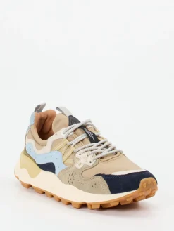 – Sneaker aus Veloursleder color*Flower Mountain