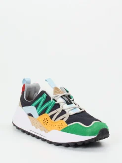 – Sneaker aus Veloursleder color*Flower Mountain Clearance