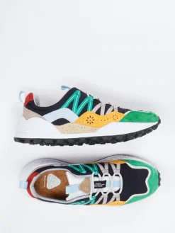 – Sneaker aus Veloursleder color*Flower Mountain Clearance