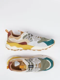 – Trail-Sneaker aus Veloursleder/Textil color*Flower Mountain New