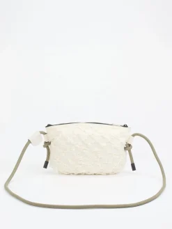 – Umhängetasche aus Textil cremeweiß*Flower Mountain Best