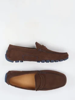 Herren Franco Barsony – Mokassin aus Veloursleder schoko