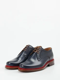 – Derby aus Kalbleder in Tinten*Franz Gustav Outlet