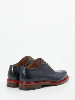 – Derby aus Kalbleder in Tinten*Franz Gustav Outlet