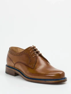 – Derby aus Kalbleder Cognac*Franz Gustav