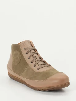 – Mid-Top Sneaker aus Veloursleder taupe*Franz Gustav Clearance