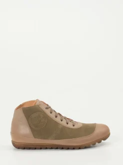 – Mid-Top Sneaker aus Veloursleder taupe*Franz Gustav Clearance
