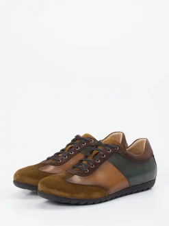 – Schnürschuh aus Veloursleder und Leder*Franz Gustav Online