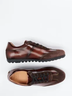 Herren Franz Gustav – Sneaker aus Velour- und Glattleder