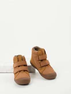– Kinder-Klettboots aus Nubukleder cognac*Froddo Discount