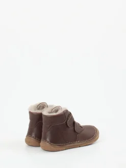 Kinder Froddo – Klett-Boots aus Kalbleder schoko