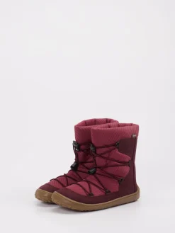 Kinder Froddo – Winterstiefel aus Veloursleder bordeaux