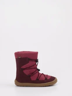 Kinder Froddo – Winterstiefel aus Veloursleder bordeaux