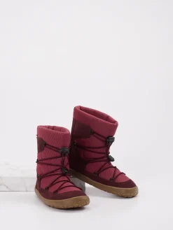 Kinder Froddo – Winterstiefel aus Veloursleder bordeaux