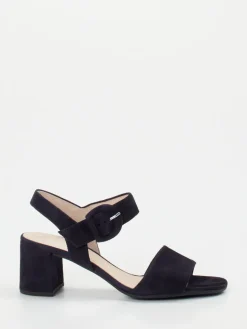 – Blockabsatz-Sandalen aus Veloursleder*Gabor New