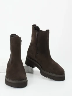 – Chelsea Boots aus Veloursleder Dunkel*Gabor Clearance