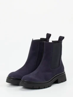 – Chelsea Boots aus Veloursleder Dunkelviolett*Gabor Online