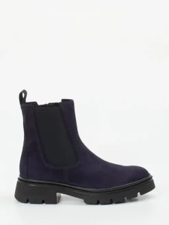 – Chelsea Boots aus Veloursleder Dunkelviolett*Gabor Online
