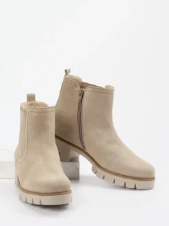 – Chelsea-Stiefelette aus Veloursleder*Gabor Outlet