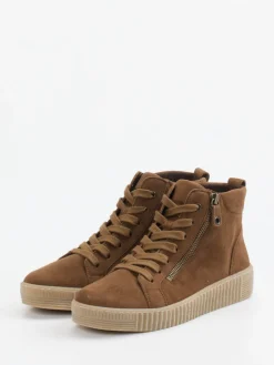 Damen Gabor – High-Top Sneaker aus Veloursleder